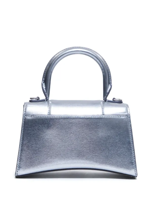 Women's Hourglass Handbag Xs With Rhinestones in Grey