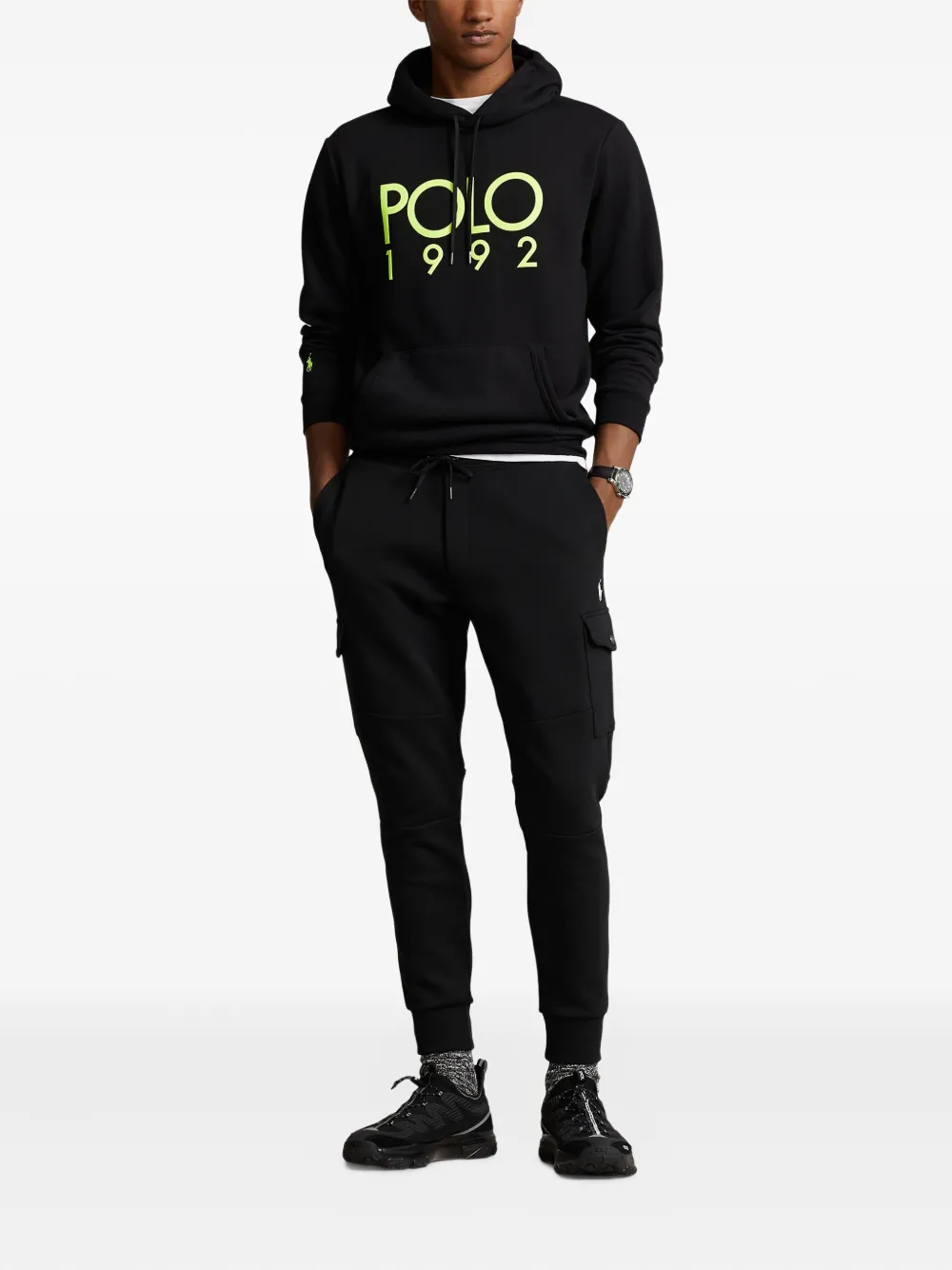 Polo Ralph Lauren Hoodie met logoprint Zwart