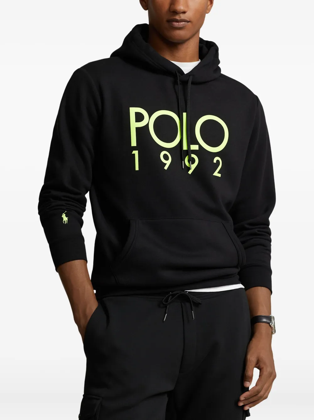 Polo Ralph Lauren Hoodie met logoprint Zwart