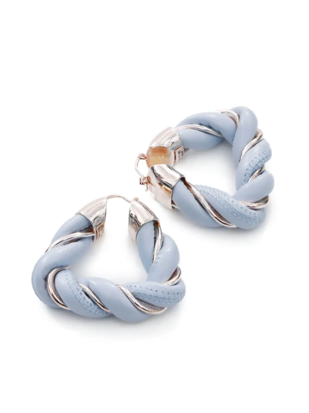 Bottega Veneta Pre-Owned arracadas retorcidas triangulares | Image 2