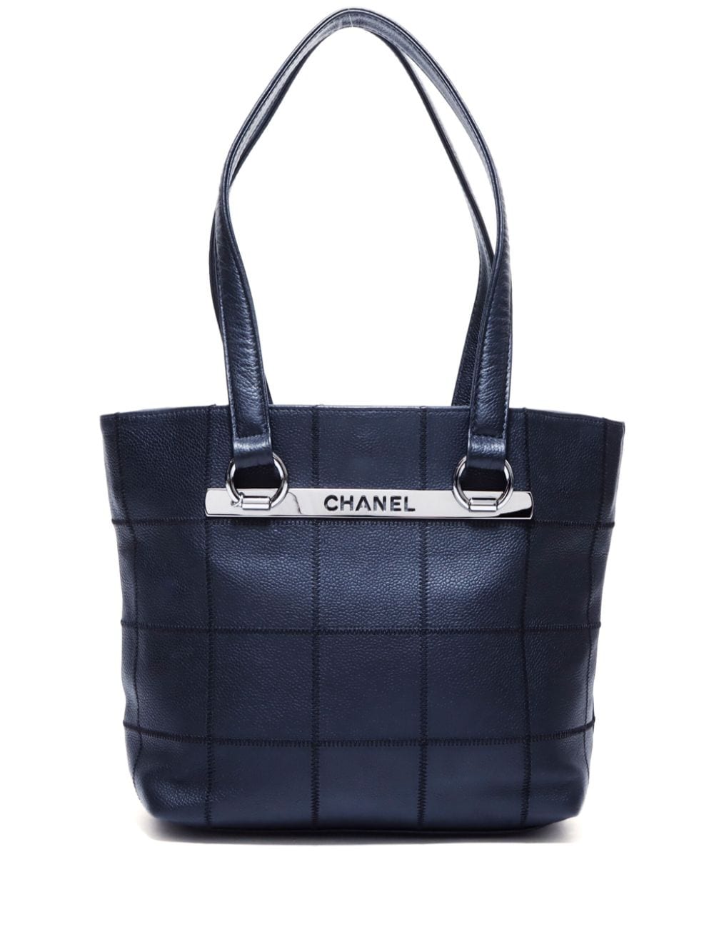 Pre-owned Chanel 2004-2005 Caviar-leather Tote Bag In Black
