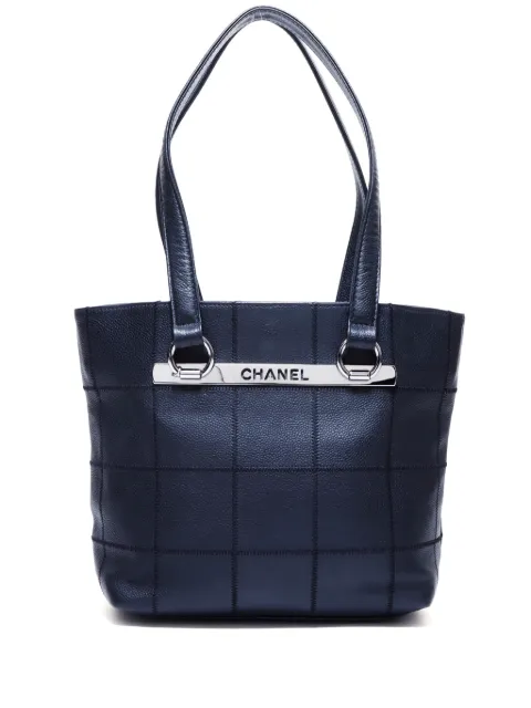 CHANEL 2004-2005 caviar-leather tote bag Women