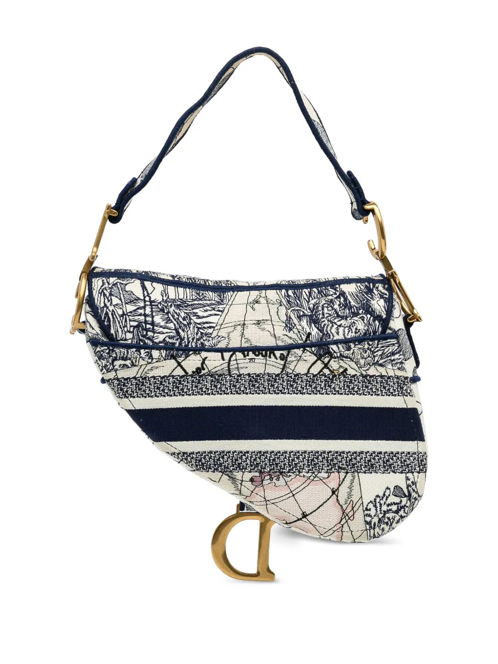 Christian Dior Pre-Owned 2020 pre-owned canvas Saddle bag | Pre-Owned | Image 2