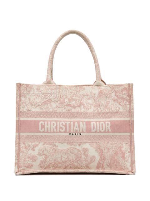 Christian Dior Pre-Owned bolsa Toile de Jouy Book Tote mediana 2020