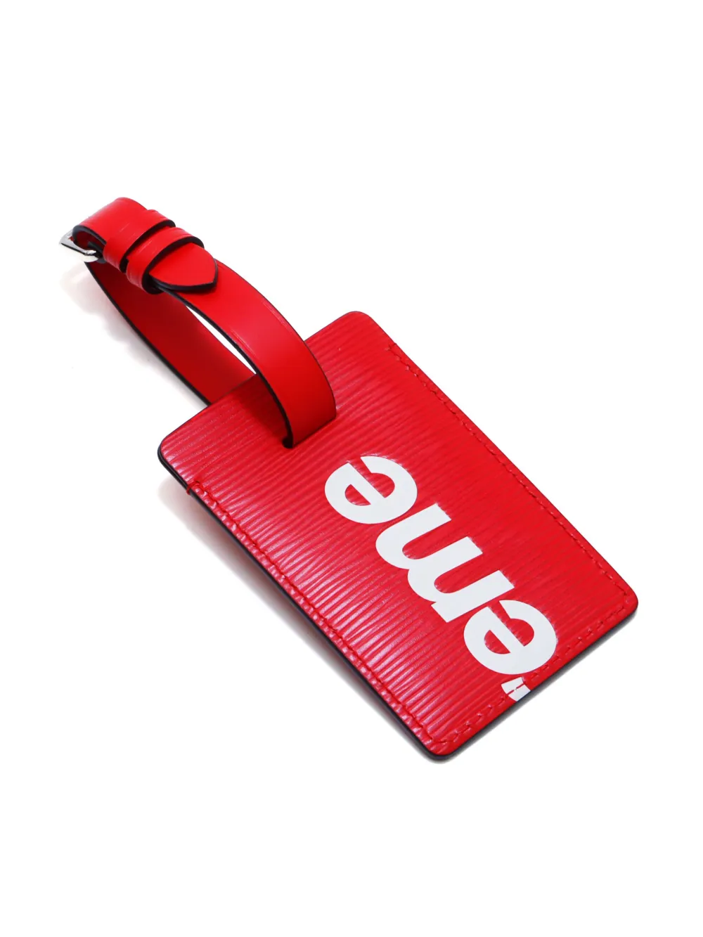 Supreme lv hot sale luggage tag