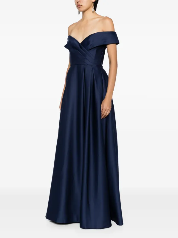 Duchess satin long dress best sale