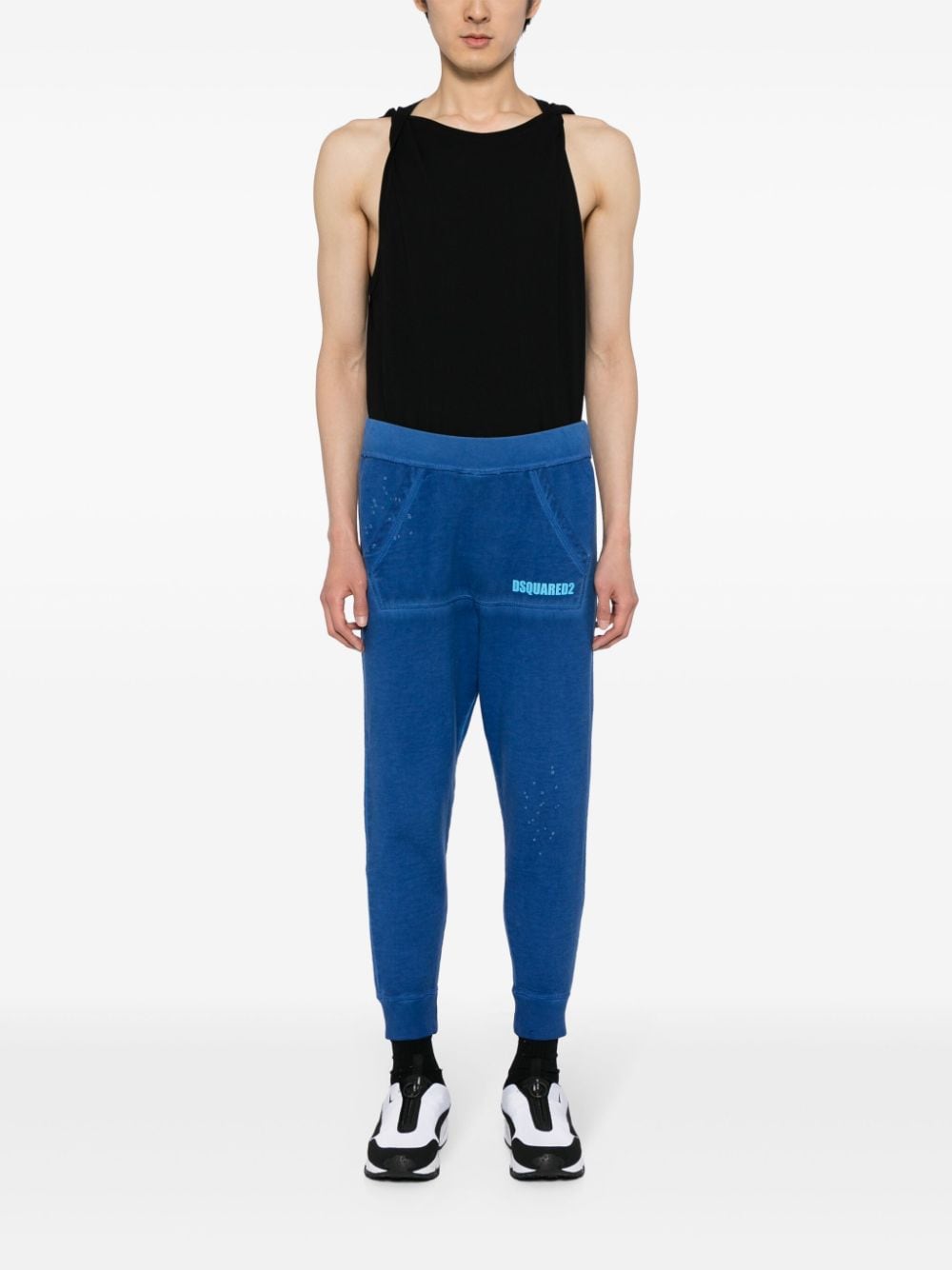 Dsquared2 Trainingsbroek met logoprint Blauw