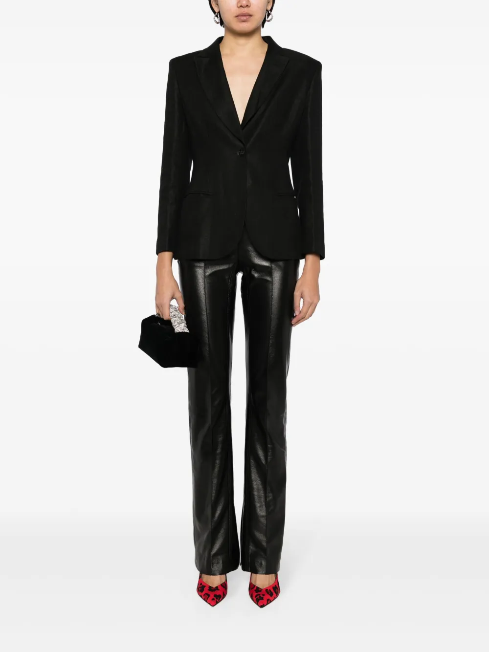 CHANEL Pre-Owned 1998 blazer met enkele rij knopen - Zwart