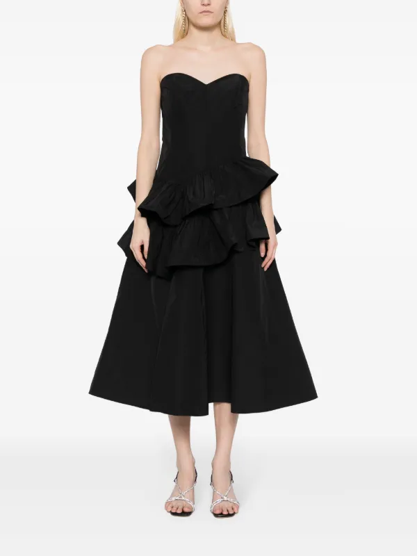 Marchesa notte tiered dress best sale