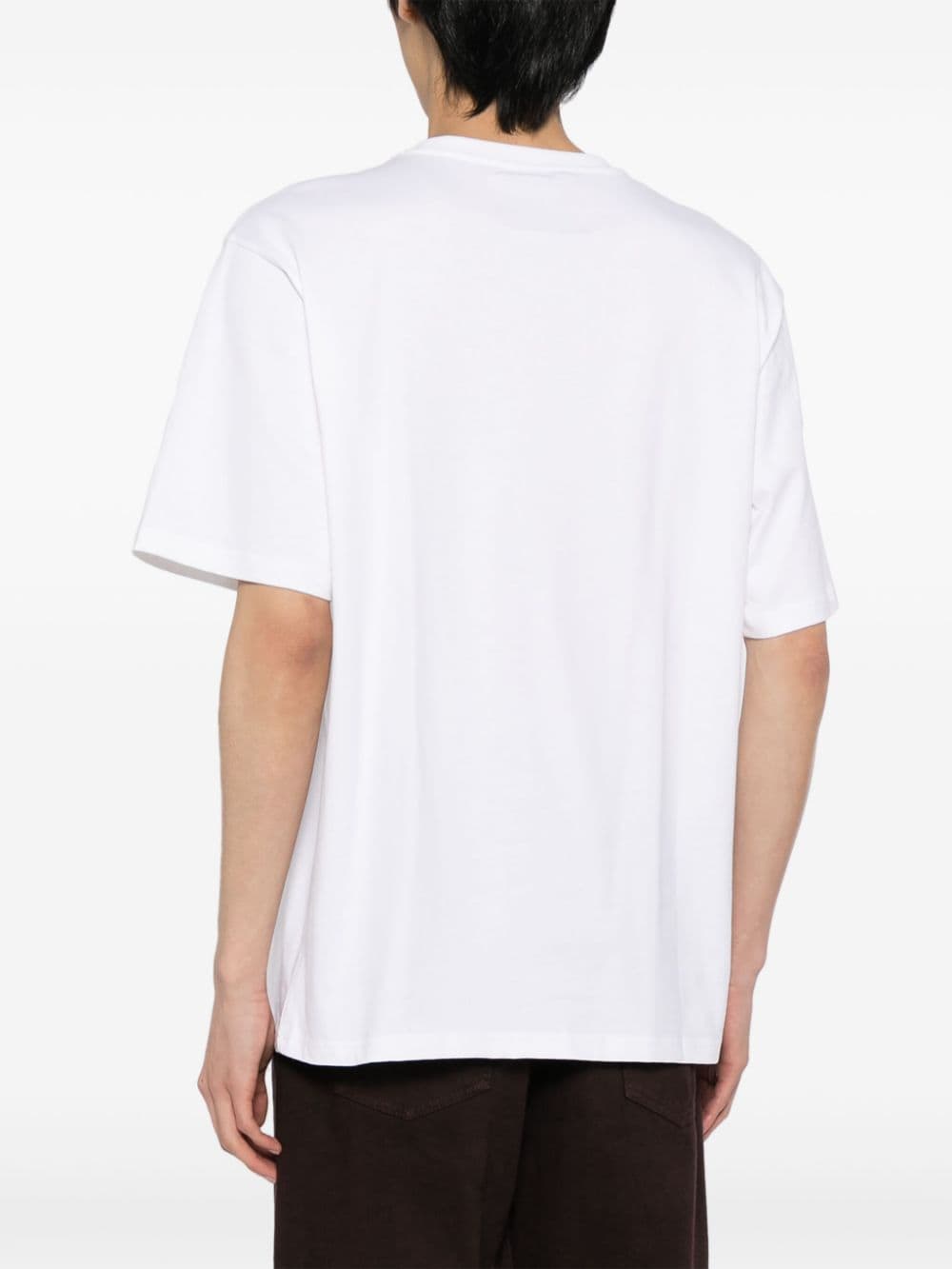 Shop Les Benjamins X Market Graphic-print Cotton T-shirt In White