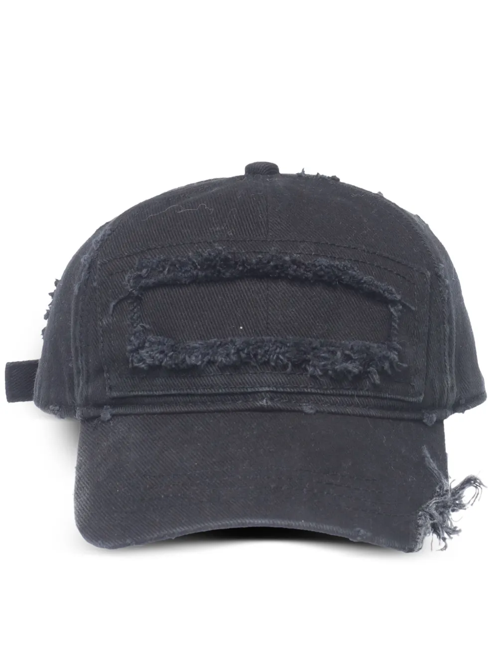 diesel casquette c-thurs en coton - noir