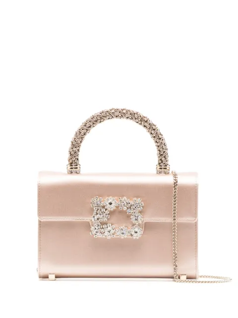 Roger Vivier crystal-embellished crossbody bag RBWAMFC0100RS0 - 0