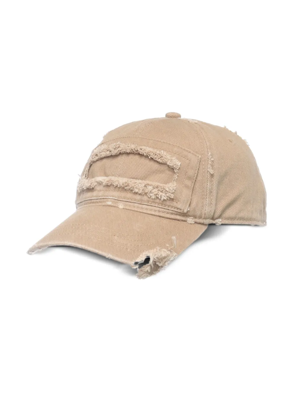 Shop Diesel C-thurs Cotton Cap In 中性色