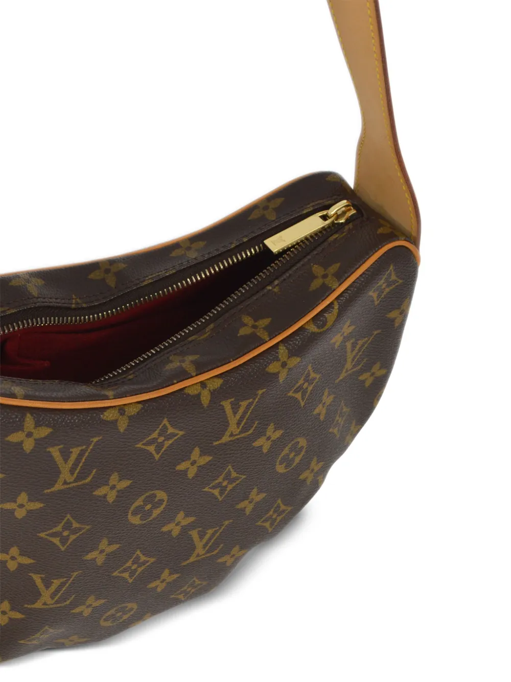 Louis Vuitton Pre Owned 2003 pre owned Monogram Croissant MM Shoulder Bag Braun FARFETCH DE