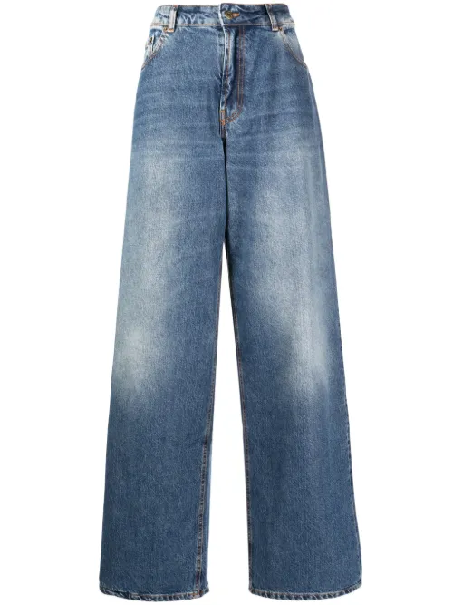 Jean ample à taille haute - Roberto Cavalli - Modalova