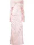 Talbot Runhof taffeta mermaid gown - Pink