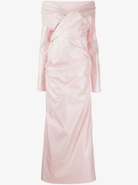 Talbot Runhof taffeta mermaid gown