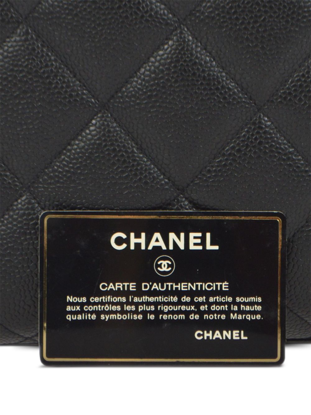 CHANEL 1992 diamond-quilted CC turn-lock business handbag Women