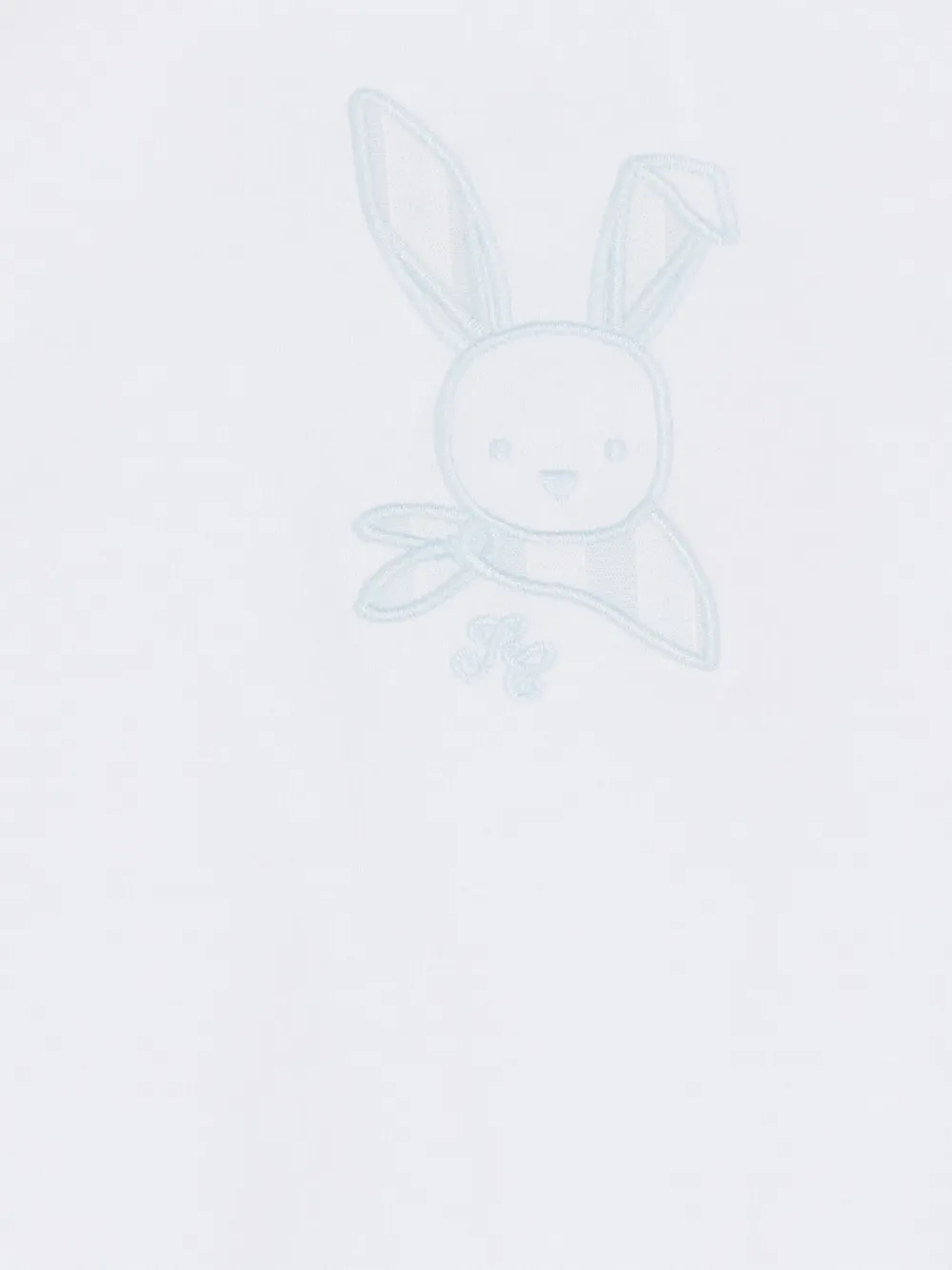 Tartine Et Chocolat Katoenen romper met geborduurd konijn Wit