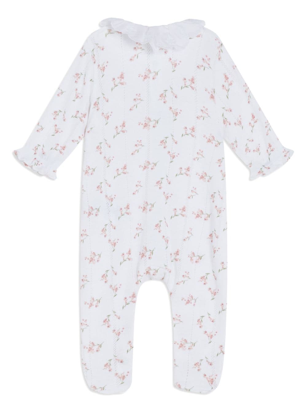 Shop Tartine Et Chocolat Floral-print Cotton Pajamas In White