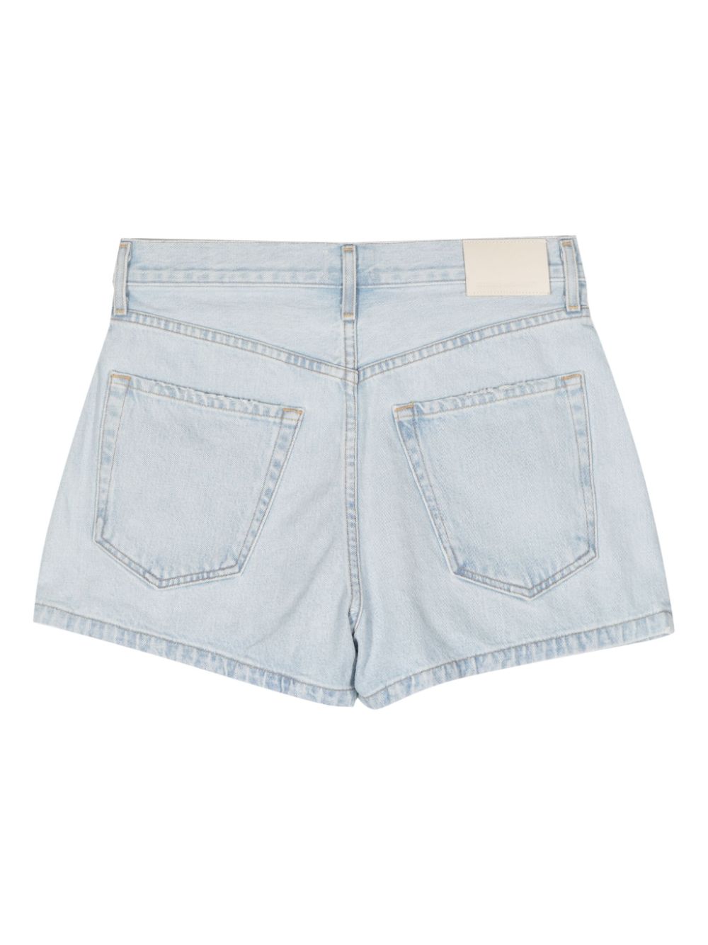 Shop Citizens Of Humanity Franca Denim Shorts In Blue