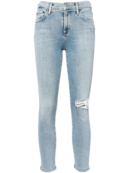 Jean skinny Sophie à effet usé - AGOLDE - Modalova