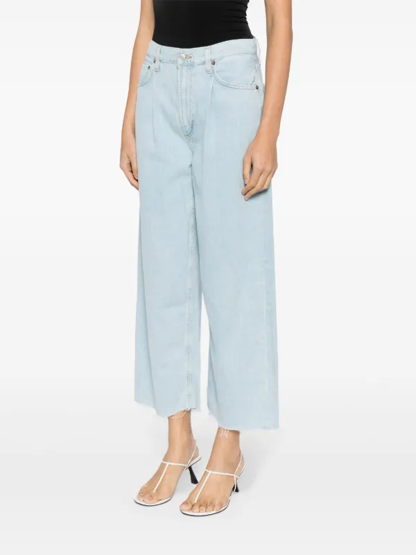 AGOLDE Dagna Cropped Jeans | Blue | FARFETCH GE