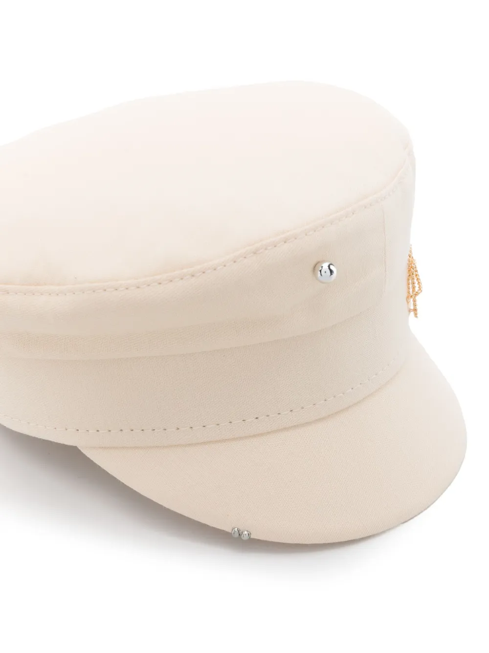 Ruslan Baginskiy Bakerboy pet met logo-applicatie - Beige