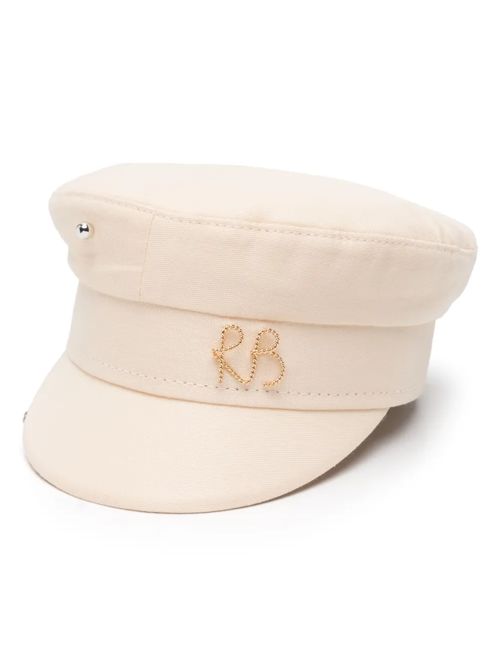 Ruslan Baginskiy Logo-appliqué Baker Boy Cap In Neutrals