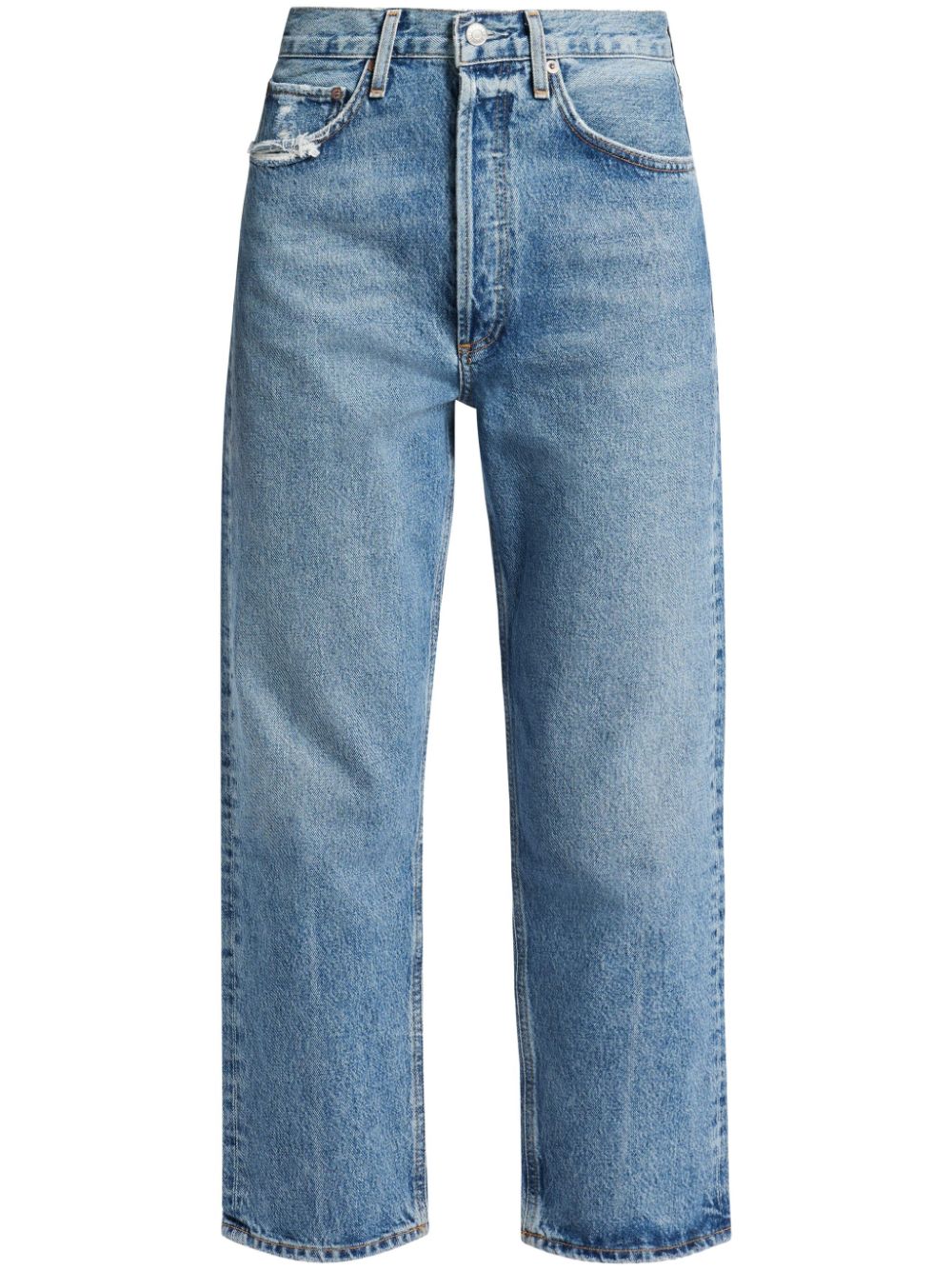 AGOLDE 90s Crop straight-leg jeans - Blu