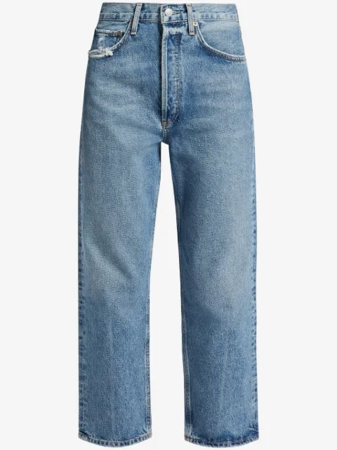 AGOLDE vaqueros Crop rectos