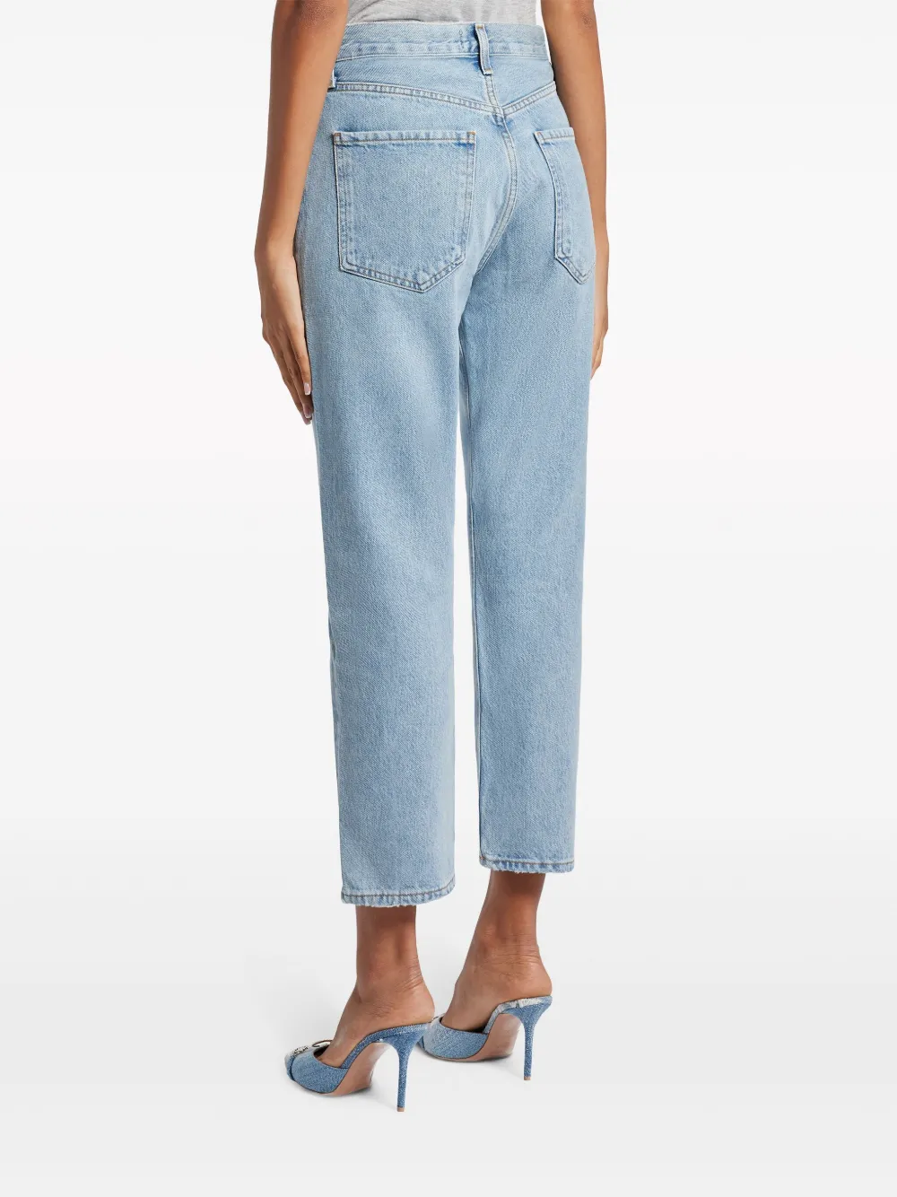 RILEY CROPPED STRAIGHT-LEG JEANS