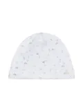 Tartine Et Chocolat Hedgehog Feuillage cotton beanie - White