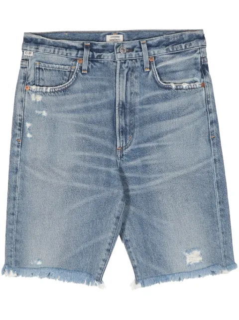 Citizens of Humanity Natalia raw-cut denim shorts