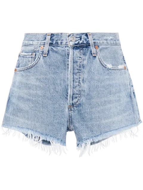 Citizens of Humanity Corey frayed denim shorts