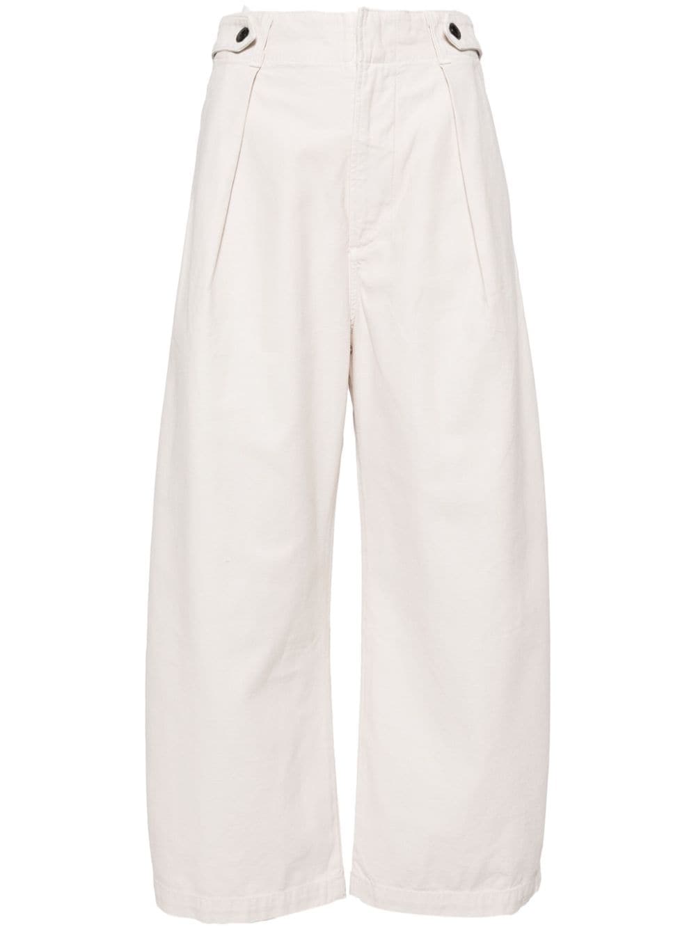 Shop Citizens Of Humanity Payton Wide-leg Trousers In White