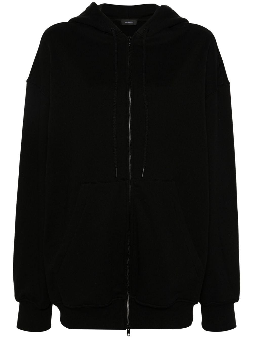 Wardrobe.nyc Wardrobe. Nyc Drop-shoulder Zip-up Hoodie In Black