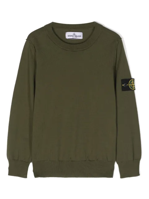 Stone Island Junior Maglione con applicazione Compass