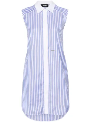 Stella McCartney シャツドレス | ブルー | FARFETCH JP