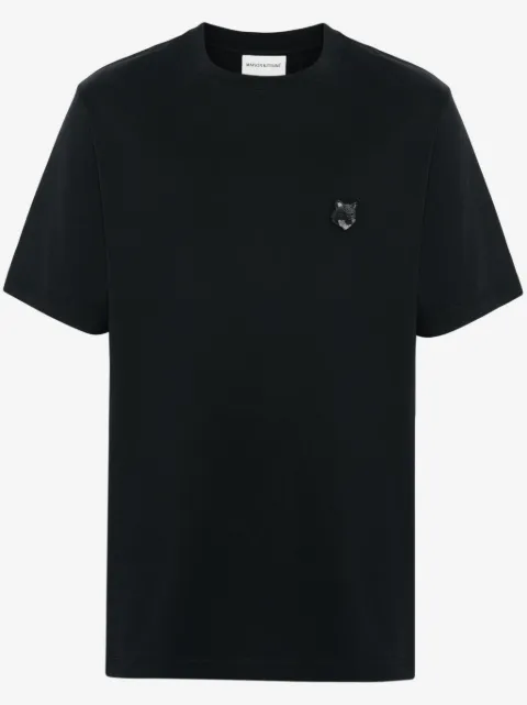 Maison Kitsuné Fox-patch cotton T-shirt