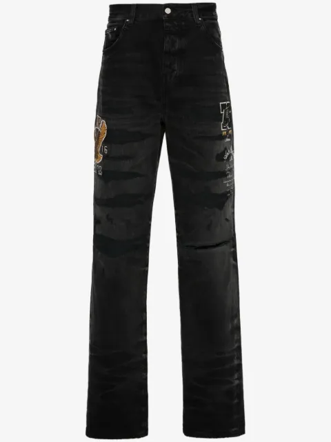 AMIRI Varsity Straight-Leg-Jeans