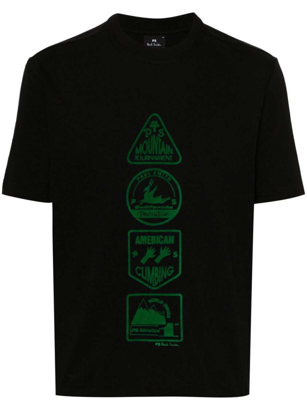 PS Paul Smith T-shirt met grafische print Zwart