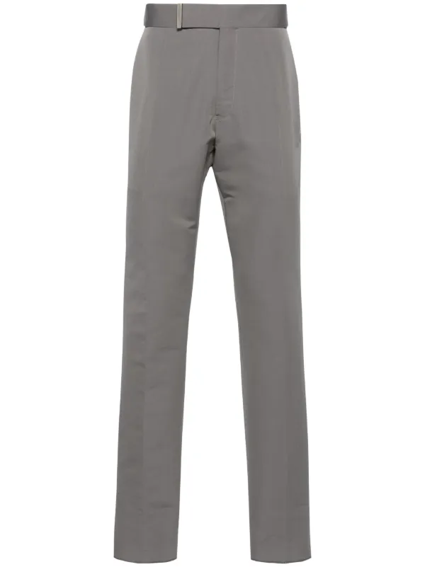 TOM FORD mid-rise Tailored Trousers | Grey | FARFETCH TR