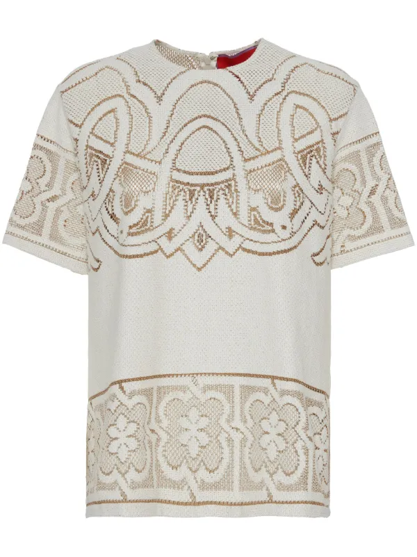 La DoubleJ Lacey House T-shirt in Neutrals