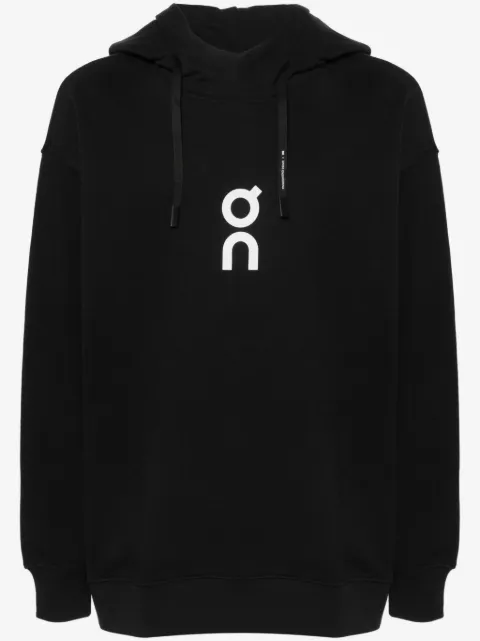 On  monogram-print hoodie