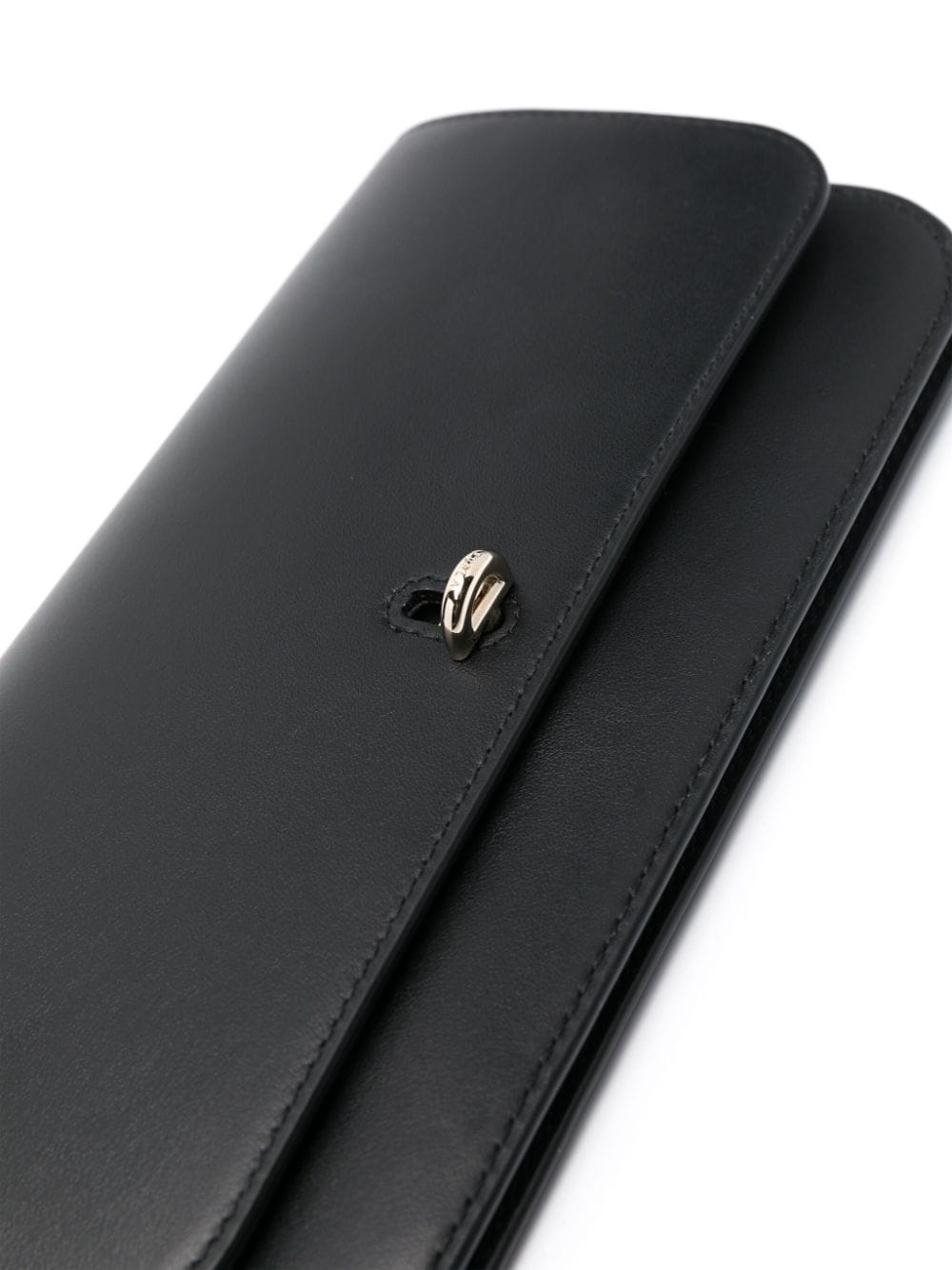 Shop Furla Logo-debossed Leather Cross Body Bag In Black