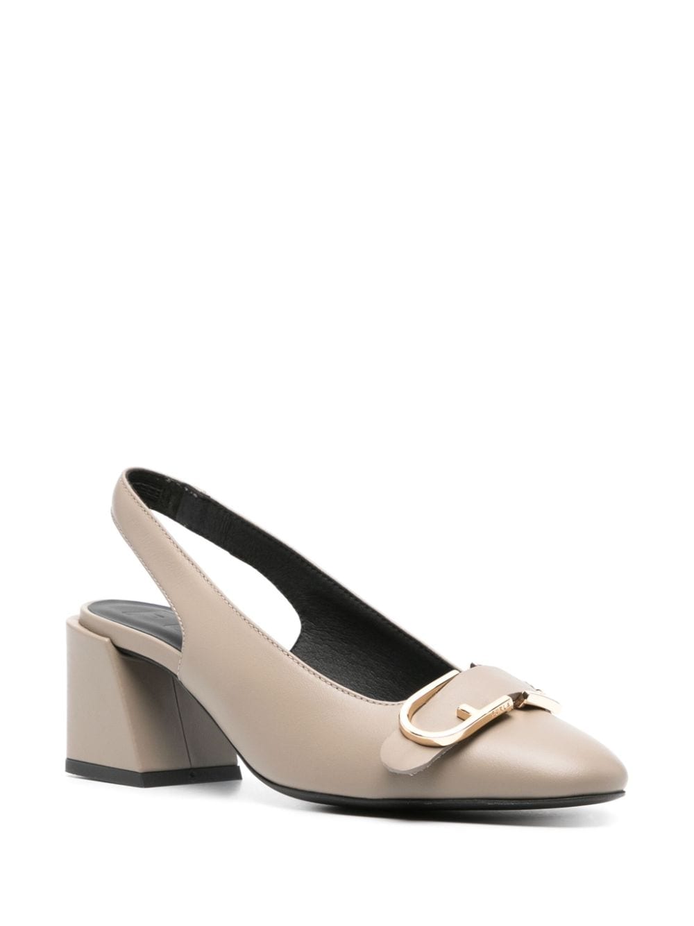 Shop Furla Flow 60mm Pumps In Neutrals