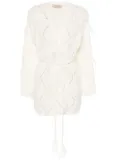 TWINSET diamond-pattern cardigan - Neutrals