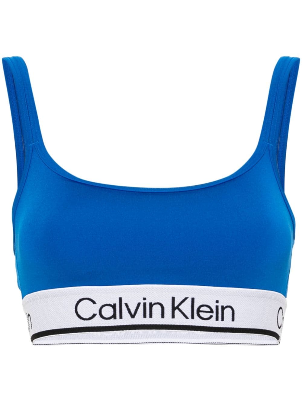 Calvin Klein Sport-bh met logoband Blauw