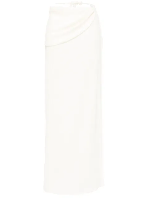 Magda Butrym wraparound maxi skirt